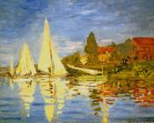 克劳德 莫奈 : Regatta At Argenteuil